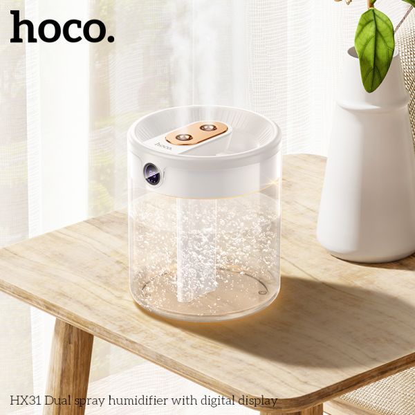 Hoco HX31 Dual spray humidifier with digital display