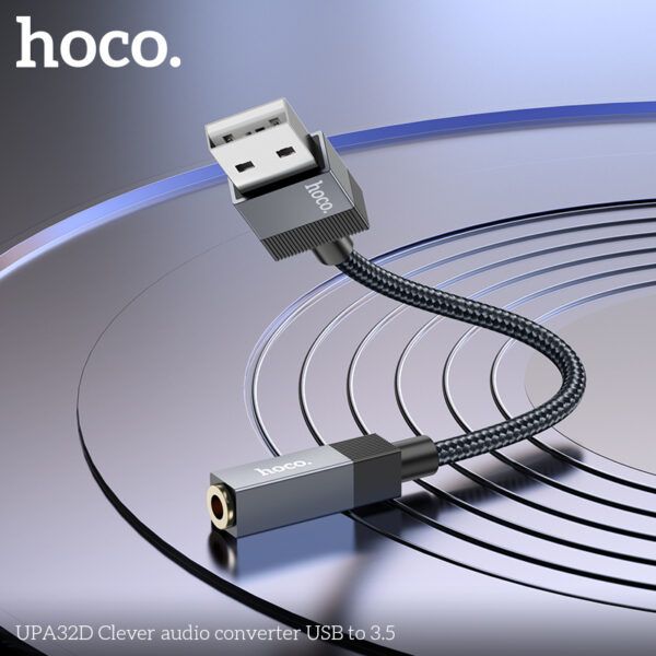 Hoco UPA32D Clever audio converter USB to 3.5
