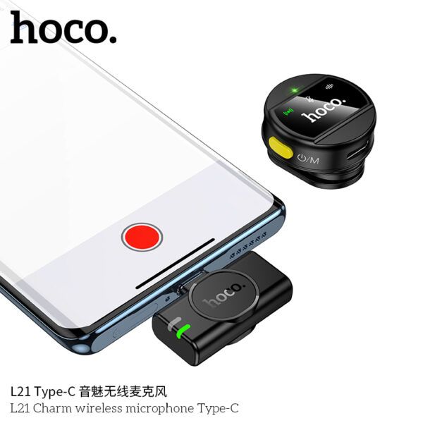Hoco L21 Charm wireless microphone Type-C