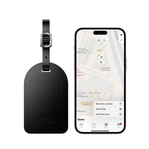 Hoco E91H Tiger smart anti-lost luggage tag(wireless charging model)