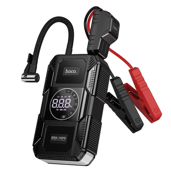 Hoco QS6 Clever Intelligent air pump+emergency start-up power bank(8000mAh)