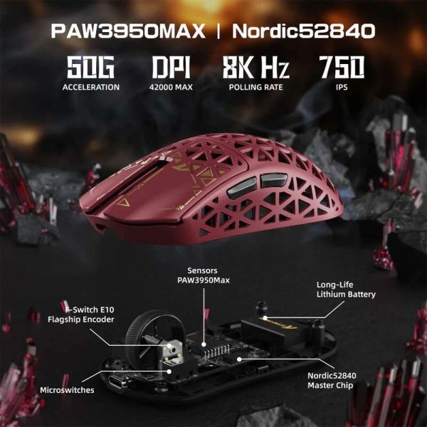 Attack shark R5 Ultra Red