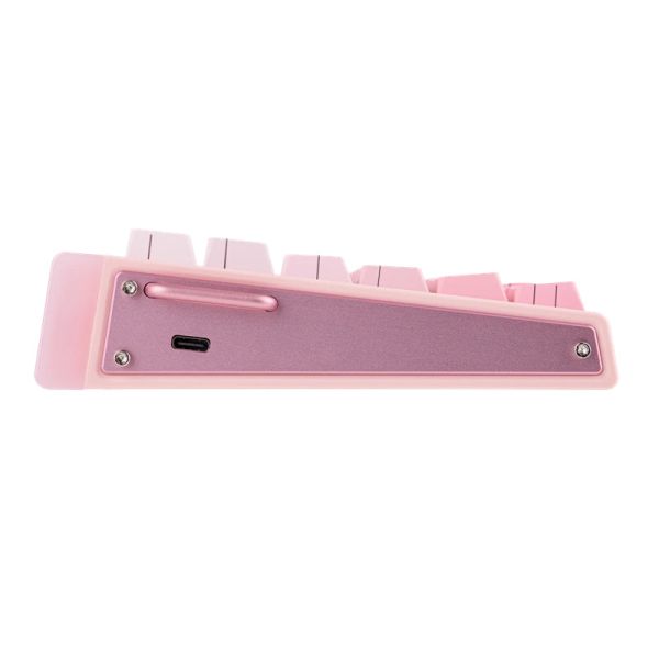 Keyboard: AULA HERO 84 RGB Wired Gaming Keyboard side-engraved keycaps Gradient Pink (Dragon King Magnetic Switch)