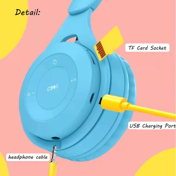 MZ 08Bluetooth Headphones Blue