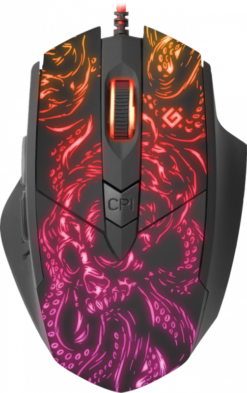 Defender Titan GM-650L RGB,6400 DPI