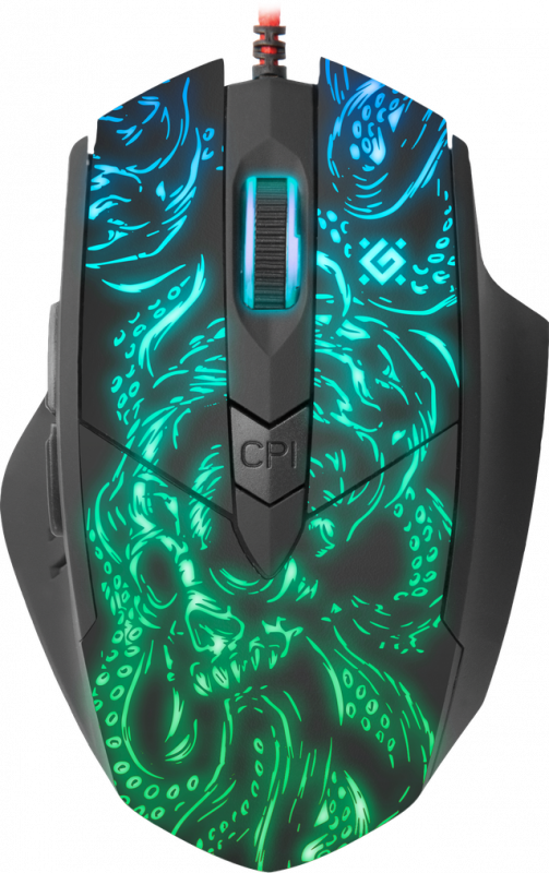 Defender Titan GM-650L RGB,6400 DPI