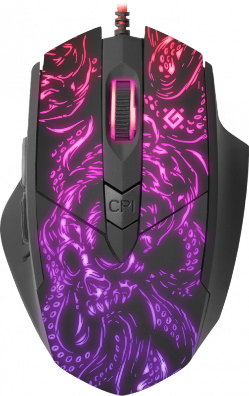 Defender Titan GM-650L RGB,6400 DPI