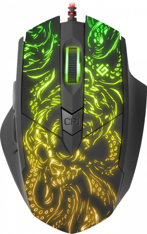 Defender Titan GM-650L RGB,6400 DPI