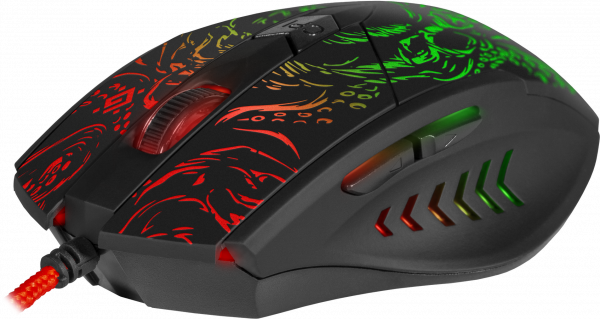 Defender Titan GM-650L RGB,6400 DPI