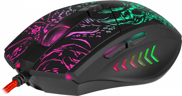 Defender Titan GM-650L RGB,6400 DPI