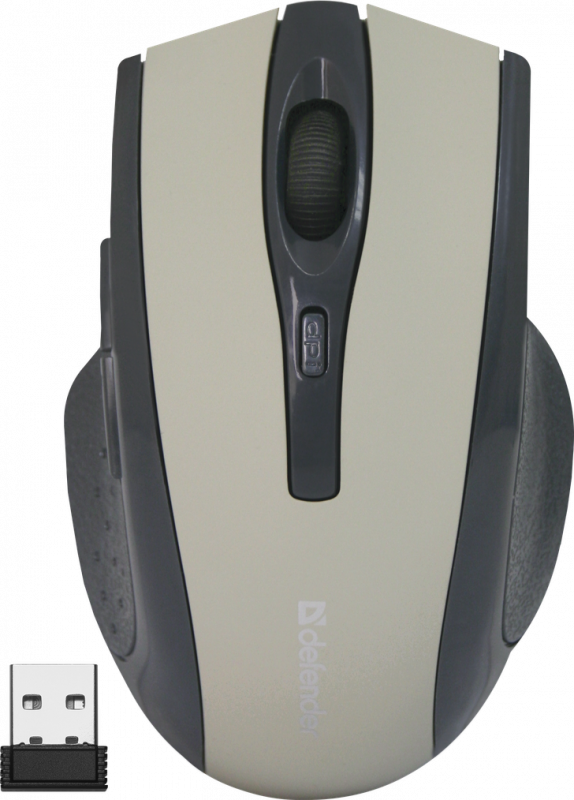 Defender Accura MM-665 grey,6 buttons,800-1200 dpi
