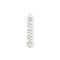 2E power strip Plus 4XSchuko switch 3G*1.0mm2, 3m, white