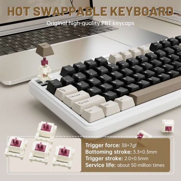 Attack shark X98 PRO Cheese white