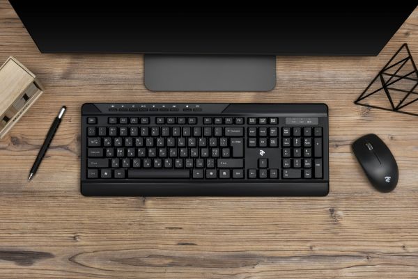 2E Combo keyboard and mouse MK410 WL, EN/UK/RU, black