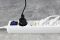 Power strip 2E 5XSchuko with switch, 3G*1.5mm2, 3m, white
