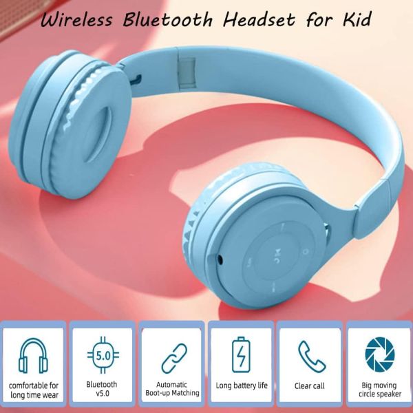 MZ 08Bluetooth Headphones Blue
