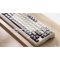 Royal Kludge RK L98 RGB Mechanical Keyboard, Cream Switch, Hot Swappable, Wireless, Type-C, Bluetooth, 2.4GHz, Sandalwood Brown