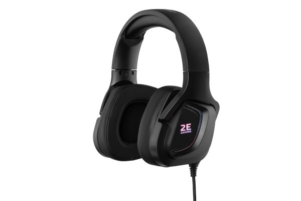 2E GAMING Headset HG340, mini-jack/dual 3.5mm, RGB, 2m, black