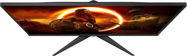 Q27G2E, AOC, Monitor, Gaming, 27" QHD 2560x1440 VA, 155 Hz, MPRT 1 ms, FreeSync Premium (HDMI, DisplayPort) Black, Red.