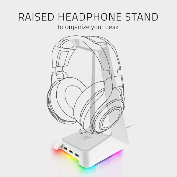 Razer Base Station Chroma -  Mercury, white