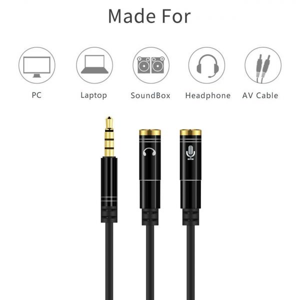 Havit Audio Splitter Cable Headphone