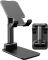 Folding Desktop Phone Stand Black