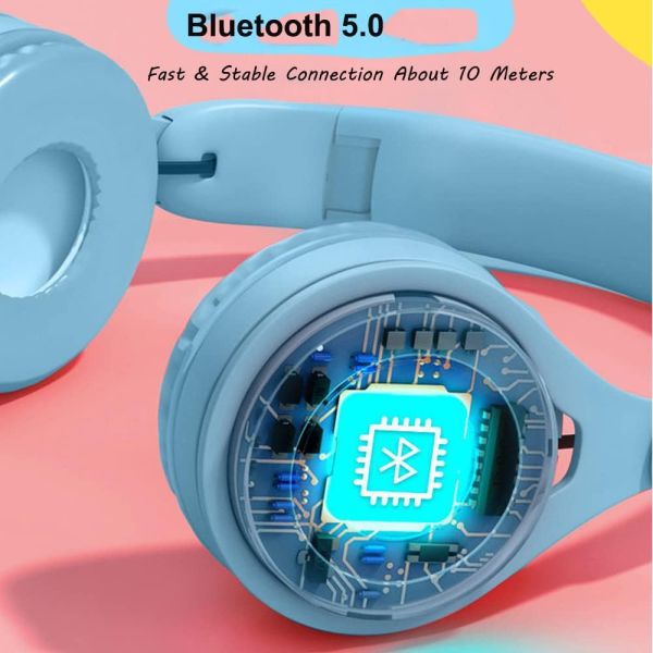 MZ 08Bluetooth Headphones Blue