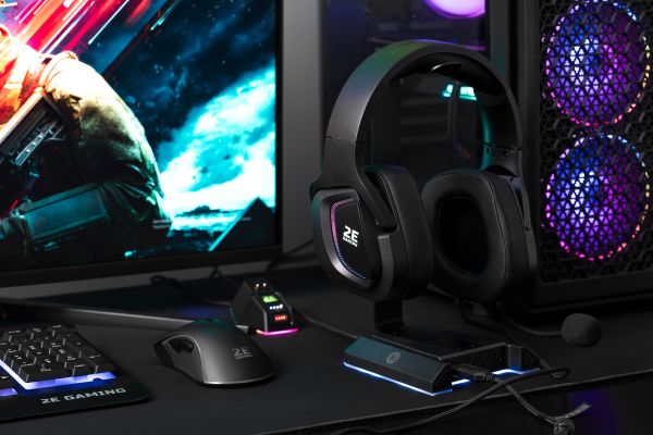 2E GAMING Headset HG340 RGB USB 7.1 Black