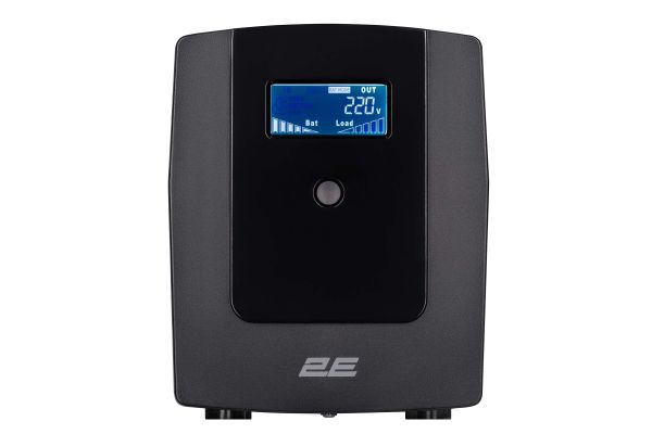 2E DD1200, 1200VA/720W, LCD, USB, 3xSchuko