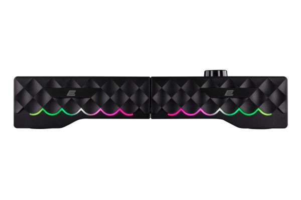 2E Multimedia speaker  PCS232 RGB, Soundbar, 2.0, USB, Black
