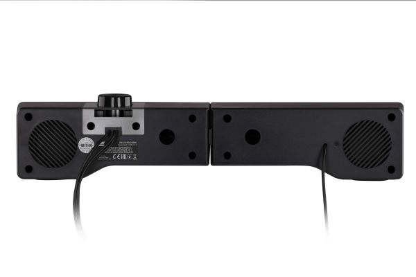 2E Multimedia speaker  PCS232 RGB, Soundbar, 2.0, USB, Black