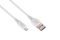 2E Cable USB-A - microUSB Glow 1m White