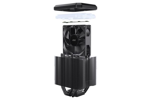 2E GAMING CPU cooler Air Cool ACM90D4 ARGB LGA 1700, 2011, 1366, 1200, 115x, AM5, AM4, AM3 4pin PWM TDP 180W