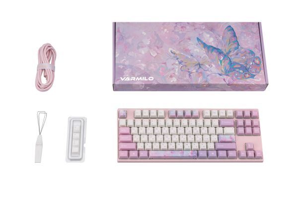 Keyboard Varmilo VEM87 Dreams On Board EC V2 Rose UA