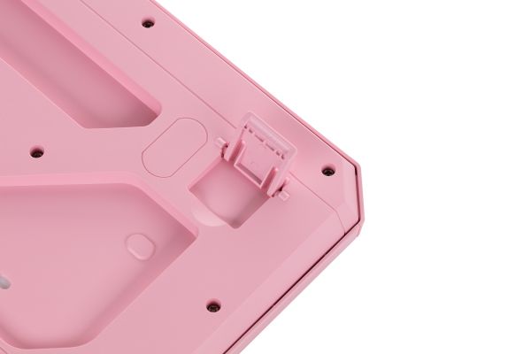 2E GAMING Membrane keyboard KG315 110key, USB-A, EN/RU, RGB, pink