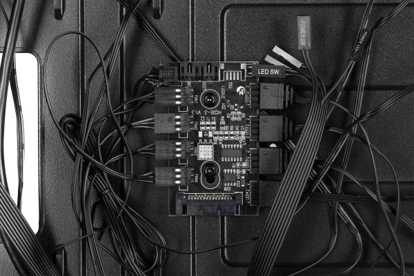 2E GAMING Computer case  GALAXY (G2055) MidT, 2xUSB2.0,1xUSB3.0, 3x120mm ARGB+strip,TG (side panel),without PSU,black