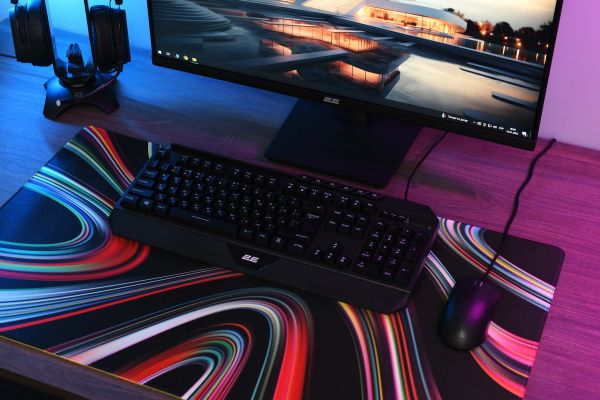 2E GAMING Mouse Pad PRO Speed D05, XL (800x450x3mm), multicolor