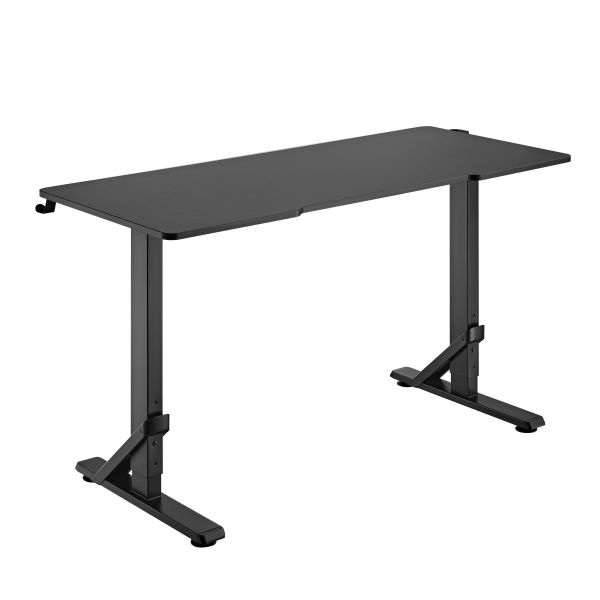 2E GAMING Table KIRIN RGB, 136х60x71/76/81cm, black 2E-GT-KIR-BK