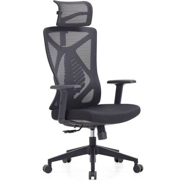 ALLX MS-1225, Office Chair, Black