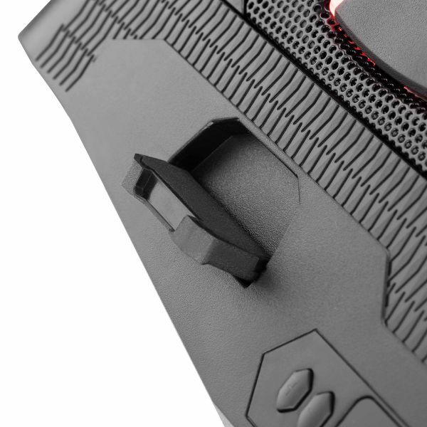 2E GAMING Laptop stand CPG-006, up to 17.3", 2xUSB-A, LCD/phone holder, RGB, black