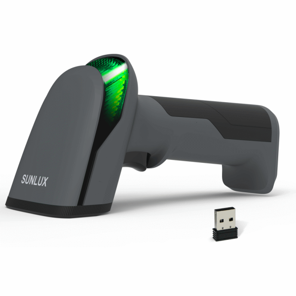 Barcode Scanner Sunlux XL-9620D, Bluetooth, USB, USB-VCP, Barcode Scanner, Black