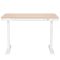 2E Computer table CE218D-MOTORIZED, height adjustment, electric motor 220V, (USB-A/USB-C), 72/120х118x60cm, beige