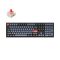 Keyboard mechanical Keychron Q6 104Key, Gateron G PRO Red, Hot-Swap, QMK, Knob, USB-A, EN, RGB, Чорний