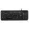 2E Keyboard membrane KS120 104key, USB-A, EN/UK, White LED, black