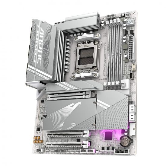 GIGABYTE Motherboard X870 A ELITE WF7 ICE sAM5 X870 4xDDR5 M.2 HDMI ATX