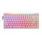 Keyboard: AULA HERO 84 RGB Wired Gaming Keyboard side-engraved keycaps Gradient Pink (Dragon King Magnetic Switch)