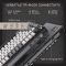 Royal Kludge RK L75-KB-XW RGB Mechanical Keyboard, Beige Switch, Hot Swappable, Wireless, Type-C, Bluetooth, 2.4GHz, Knight Black