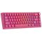 Royal Kludge RK R65-BR-XH RGB Mechanical Keyboard, Cream Switch, Hot Swappable, Wired, USB, Berry Red