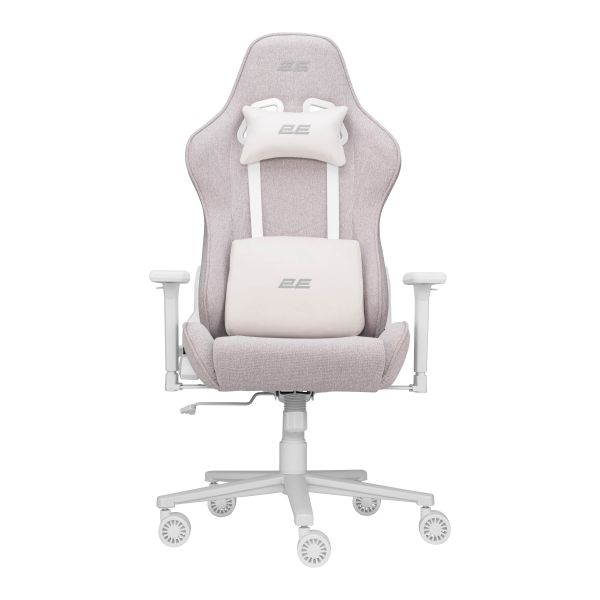2E GAMING Chair BUSHIDO II WE, fabric, 3D-Armrests, light beige