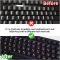 Russian Keyboard Stickers Orange
